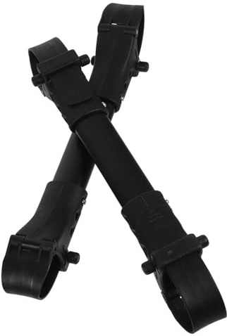 GALPADA Conector para Cochecito de Aluminio Negro, Resistente y Duradero, 2 Unidades para Unir Cochecitos Individuales en Doble para Uso al Aire Libre