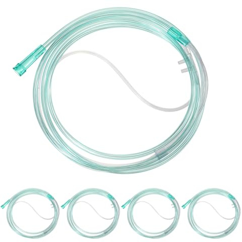 Cánula nasal de oxígeno suave con conector giratorio de tubo para terapia de oxígeno a largo plazo, pacientes, resistente a las torceduras