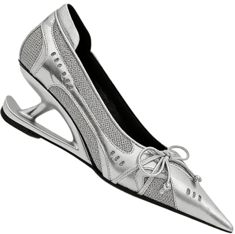 Escarpins Mary Jane à Wedge et Talon Flottant - Fausse Fourrure ou Cuir - Slip-on ou Boucle - Bout Pointu Fermé - Talon Bas - Mignons et Élégants pour Bureau, Voyages et Soirées