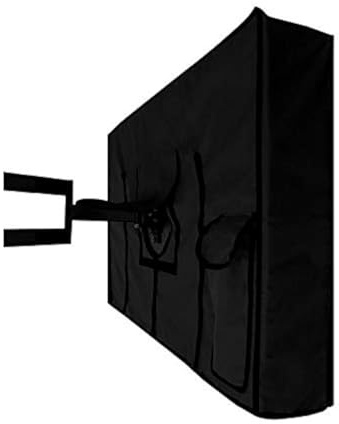 Outdoor TV Cover Waterproof UV Flat Screen Protection for 22” to 75” TV Indoor Dust-proof UCARE Furniture Cover Fits Most Mounts and Brackets Black (40-42”)