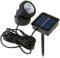 EONANT Solar Teichlicht, 6LED wasserdicht Spotlight Outdoor Unterwasser Spotlight Solar Landschaftsbeleuchtung für Garten Rasen Pool Aquarium (Weiß-1)