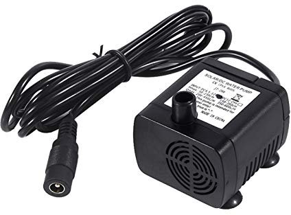 Mini Solar Springbrunnenpumpe, DC12V Solar Amphibische Mini Tauchwasserpumpe für Aquarium Springbrunnen Teich