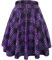 Damen Elegante Elastische Taille Ausgestellte A-Linie Midi Rock Basic Uniform Plissee Skater Röcke(XL, 10)