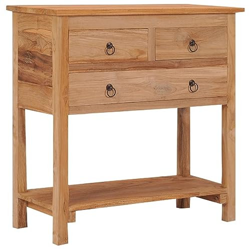 LLEZKBR Schränke & Aufbewahrung-Buffets & Sideboards-Sideboard 78x35x80cm Teakholz massiv