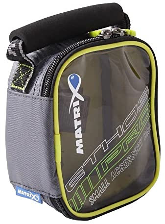Fox Matrix Pro Accessory Bag S 16x13x8cm - Kleinteiltasche für Angelzubehör & Futterkörbe, Tackletasche für Feederkörbe & Zubehör