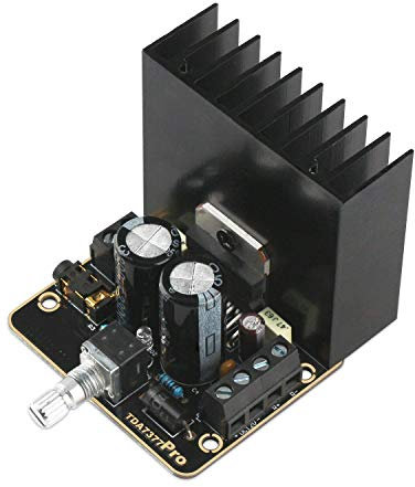 DollaTek 30W + 30W Classe AB Amplificatore Audio per Auto 2.0 Scheda Amplificatore Stereo Doppia Immersione ad Immersione in Oro TDA7377 Mini modulo Amplificatore DC12V