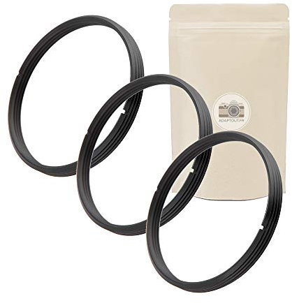 X3 M39 M42 ∞ Objetivo de Anillo de adaptación M39 a M42 Caja (M39x1 - M42x1) Adaptador 100% Adaptación de Anillo de Metal para cámara argente