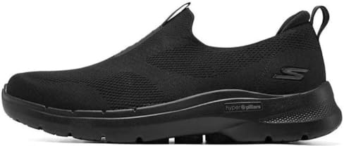 Skechers Homme Go Walk 6 Sneaker , Noir, 45 EU
