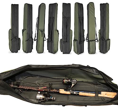 Aves-24 Rutentasche Angeltasche ANGELKOFFER 1, 2 oder 3 Fächer 80 bis 190cm Fishing Angeln Tasche (1 - Fach, 150cm)