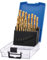 Draper 19pcs HSS Titanium Nitride Coated Drill Bit Set 1.0-10.0mm - 08885 - for Steel, Non-Ferrous Metals, Wood and Hard Plastic