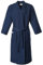 PandaHome Bademantel 100% Baumwolle Waffelstoff Reisebademantel für Damen und Herren, Weiches, Saugfähiges und Leichtes Spa Bademäntel (Blau, XL)