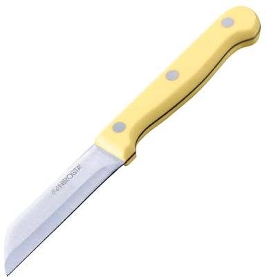 Nirosta Trio Cuchillo para Verduras 18 cm, Hoja 8 cm Acero Inoxidable CCr, Mango Ergonómico POM con Triple Remache, Corte Preciso para Frutas y Hortalizas, Diseño Compacto, 1 ud