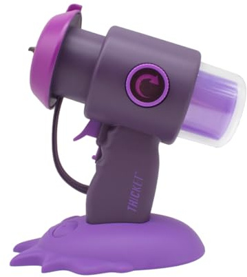 Flashback Torch - Butane Lighter with Adjustable Flame - Safety Lock - Torch Stand - Built in Storage Case – Refillable - Windproof - Stainless Steel Tip (Purple)