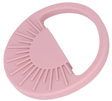 OVAQUIXI Giocattoli da Masticare per Bambini Giocattolo per Massaggiagengive in Silicone Facile da Tenere in Mano Aiuto per la Dentizione per Neonati, Digrignamento dei Denti (007 rosso lavanda)