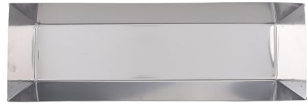 Headerbs Secchio per Vassoio per Attrezzi per Cartongesso in Acciaio Inossidabile 210 da 14 Pollici, Padella per Miscelazione Uniforme Ad Alta Resistenza per Malta Cementizia Stucco Vernice