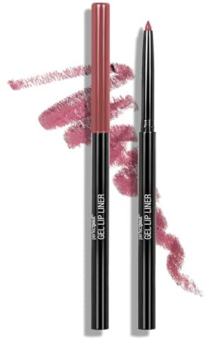 wet n wild Perfect Pout Gel Lip Liner, Highly Pigmented Lip Pencil with Semi-Matte Finish, Shapes and Sculpts Lips, Lay Down the Mauves