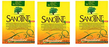 SANOTINT SENSITIVE FARBE 73 NATURBRAUN -3 CONFEZIONI- 3X125 ML