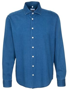 Seidensticker 145708, Regular Fit Langarm Casual-Hemd, 39