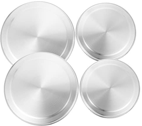 CONGARTENO 4piezas De Horno Tapas De Placa De Cocina Negras Repuesto Para Estufa Acero Inoxidable Para Cocinas