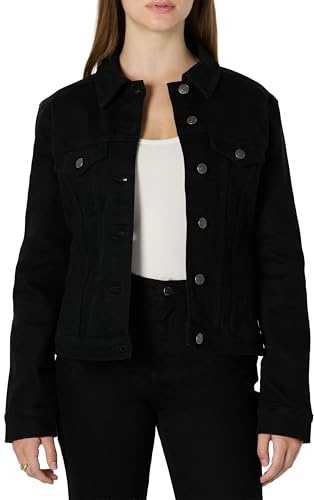 Amazon Essentials Chaqueta Trucker Vaquera con Bolsillos Mujer