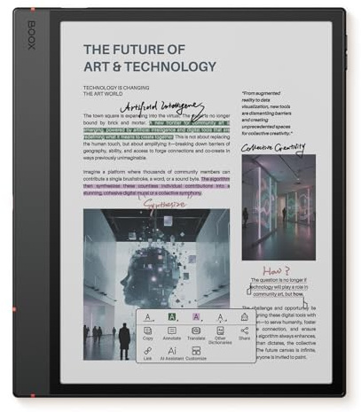 BOOX Note Air5 C Tablette ePapier 10,3 64 Go Android 15 Couleur E-Ink Liseuse