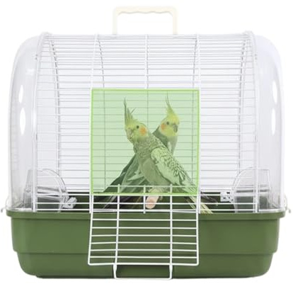 Cage De Transport Pour Oiseaux Caisse de Transport Équipée d'un Perchoir | Cage D'Extérieur Pour Oiseaux Pour Dragon Barbu Perruche Canari Calopsitte Conure