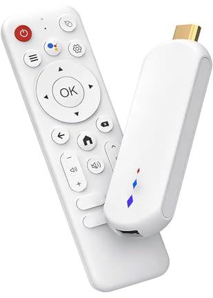 Cuifati Android 14.0 TV Box, 4K Ultra HD Streaming Device för TV med BT, 2GB RAM + 16GB ROM, Smart Box med Voice Remote, 2.4G & 5G, HDR, Quad - Core A53