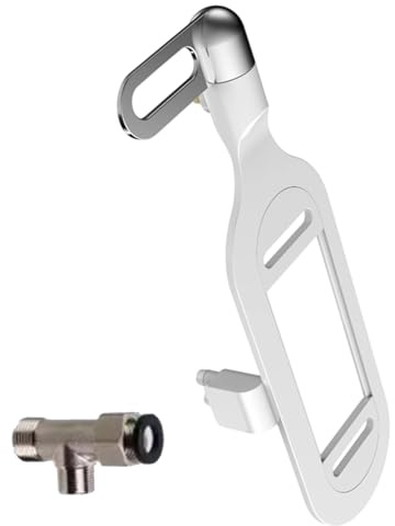 JUYAXIN Accesorio de bidé para inodoro, boquillas retráctiles dobles de autolimpieza, no eléctrico, accesorio de presión de agua ajustable para inodoro