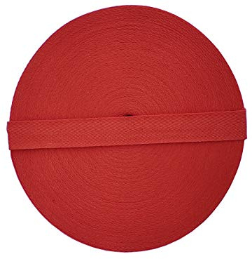 Cotton Twill Tape Herringbone Tape 3/8 Inch 49 Yards Cotton Twill Ribbon for Sewing Binding Gift Wrapping Craft DIY (3/8 inch(1 cm), Orange 10851)