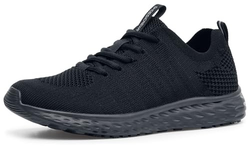 Shoes For Crews Everlight Women's Work Sneaker, Non-Slip, Comfortable Black