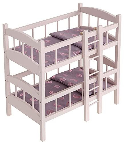 howa Etagenbett Puppenbett Rainbow mit Leiter, teilbar 24402