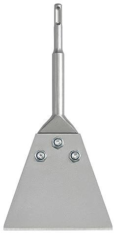 SPKLINE Rascador de piso SDS-Plus de 5 pulgadas de ancho para azulejos, cincel de escalado SDS-Plus, vástago delgado, raspador de adhesivos, raspador de pared, se adapta a martillos giratorios