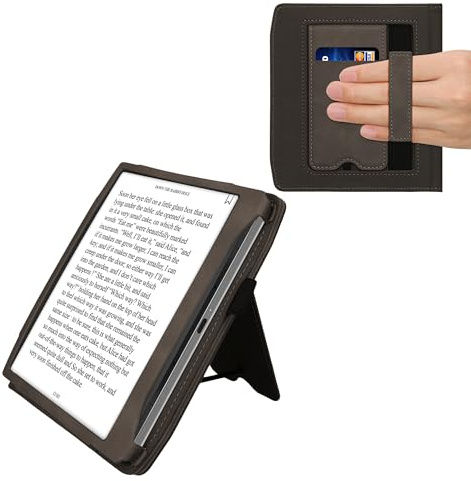 kwmobile fodral kompatibelt med Pocketbook Era/Era färgfodral – fodral för läsplatta med magnetisk stängning – grå