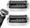 2 Pack 73S Replacement Head Compatible with Braun Series 7 Electric Shaver Head Replacement, Compatible with Braun S7 7020s, 7025s, 7085cc, 7027cs, 7071cc and 7075cc