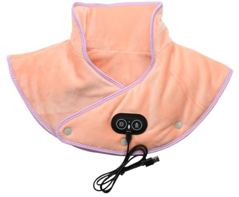 HunicandIU Coussin chauffant pour le cou et les épaules, coussin chauffant pour les épaules avec massage,Enveloppement d'épaule chauffant à 3 vitesses avec masseur - Enveloppement de massage vibrant,