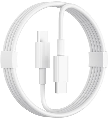 Vancle Cable de Carga Rápida USB C a USB C, Carga Rápida 4.0 Cargador, Cable Tipo C para iPhone 16/15 Pro Max, AirPods 4, Airpods Pro 2 (2. Generation), AirPods Max 2 (2024), IPad (1 m)