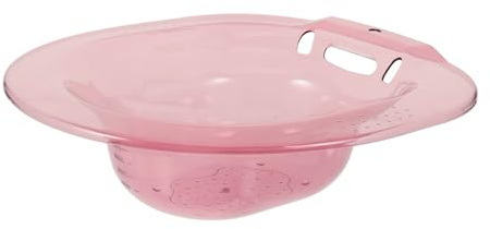 ERINGOGO Basin för Ergonomisk Plast med Halkfri Design för Hemtoalett för Bekväm Sittbad Hemorrojdvård att Förvara med Upphängning Praktisk för Kvinnlig Intimvård