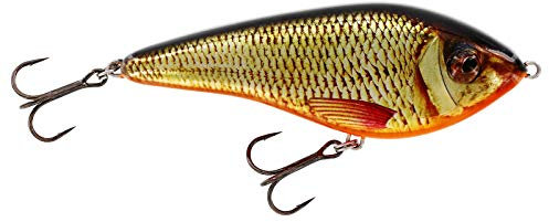 Westin Swim Glidebait - Jerkbait, Farbe:Real Rudd, Länge/Gewicht/Schwimmverhalten:12cm / 53g / suspending