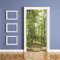Generic - Adesivi Per Porte Interne 3D Murale Camera Da Letto Carta Da Parati Per Bagno Decorazione Per La Casa Poster Per Porte Esterne - Paesaggio Forestale Verde 90 X 210 Cm - Foto Della P