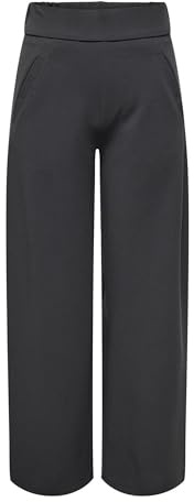 JdY Louisville Catia Pantalon Large JRS Noos Femme Pantalon en Tissu, Phantom, M x 32L