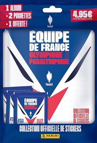 Panini Equipe DE France Olympique & PARALYMPIQUE Album + 2 Pochettes + 1 Offerte