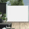 Willood Ausziehbare Seitenmarkise 140×500 cm Creme