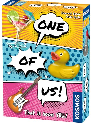 Thames & Kosmos One of Us Party Game | Cooperative Fun for Adults & Kids | 3–7 Players | Ages 8+ | Family Game Night | Fast-Paced Social Challenge | Team-Based Card Game