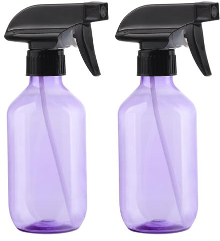 D Dymoece Empty Spray Bottles,10 oz Refillable Water Spray Bottle Adjustable Nozzle Mist/Stream Squirt Bottle for Hair Styling Watering Plants Cleaning Products