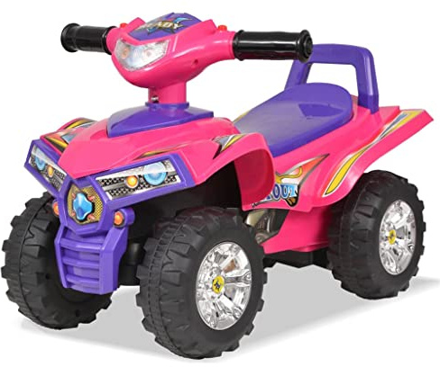 Générique VTT pour Enfants avec Son et lumière Rose et Violet,Jeux & Jouets, Jouets, Jeux de Conduite, Véhicule à pédales & à Traction, Multicolore (Poids 3KG)