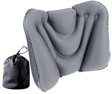 usefulbeauty - Almohada de Apoyo Lumbar para Silla de Oficina | Almohada Lumbar Dorsal Inflable | Cojín de para posición de Asiento - Oficina posición Asiento conducción Lectura Adultos