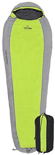 Teton Trailhead, 20 Degree Sleeping Bag; Lightweight, Warm Mummy Sleeping Bag, Camping, Backpacking, Hiking