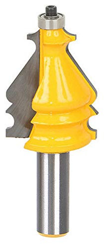 Yakamoz 1/2 Inch Shank Large Elegant Picture Frame Molding Router Bit Architectural Forming Milling Cutter Woodworking Tool