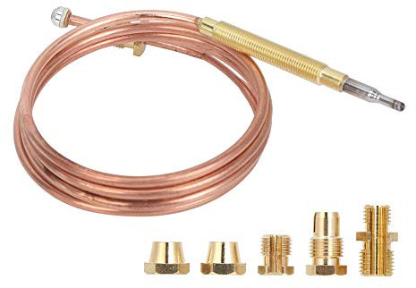 Termopares, estufa de gas Adaptadores de kit de reemplazo de chimenea de termopar universal para cocina de inducción, estufa de gas, dispositivo de calentamiento