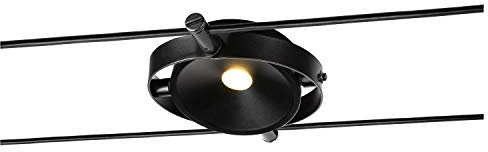 SLV DURNO, Seilleuchte für TENSEO Niedervolt-Seilsystem, 2700K, schwarz